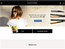 Tablet Screenshot of chatters.ca
